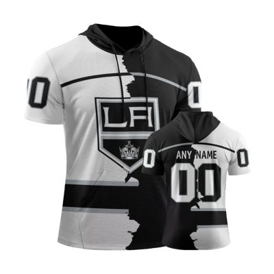 NHL Los Angeles Kings Personalized Home Mix Away Short Sleeve Hoodie