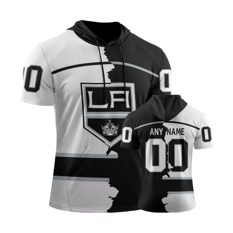 NHL Los Angeles Kings Personalized Home Mix Away Short Sleeve Hoodie