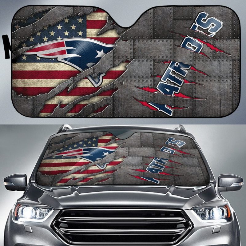 New England Patriots Car Auto Windshield Sun Shade WSS1113