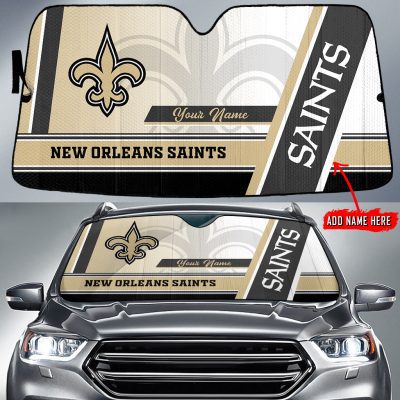 New Orleans Saints Personalized Car Auto Windshield Sun Shade WSS1049