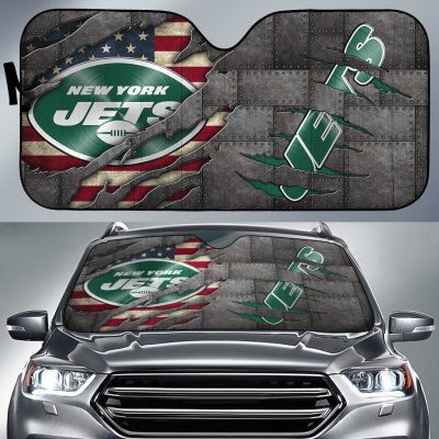 New York Jets Car Auto Windshield Sun Shade WSS1122