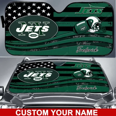 New York Jets Personalized Car Auto Windshield Sun Shade WSS1268