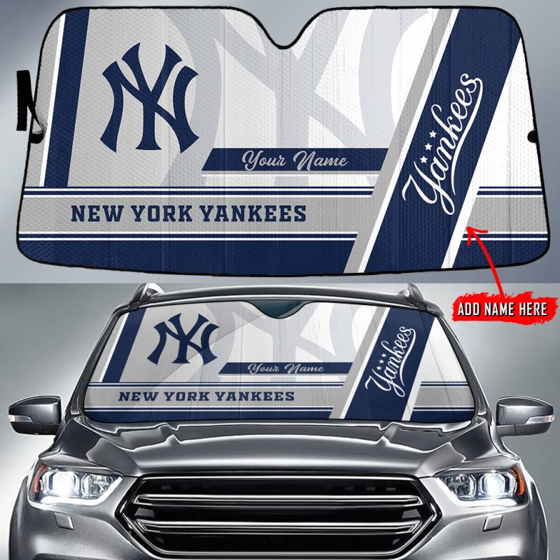 New York Yankees Personalized Car Auto Windshield Sun Shade WSS1043