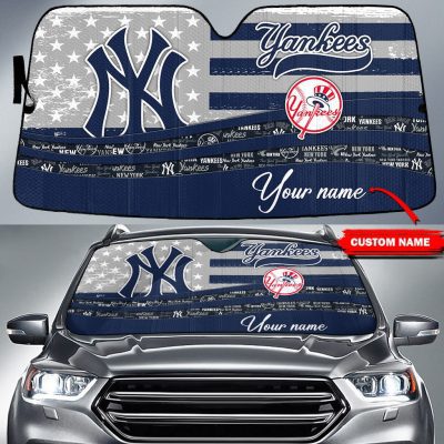 New York Yankees Personalized Car Auto Windshield Sun Shade WSS1068