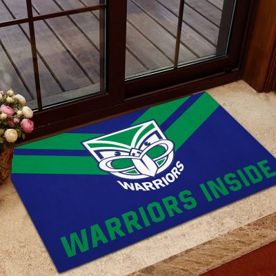 New Zealand Warriors Rubber Base Doormat FLOORMAT1173