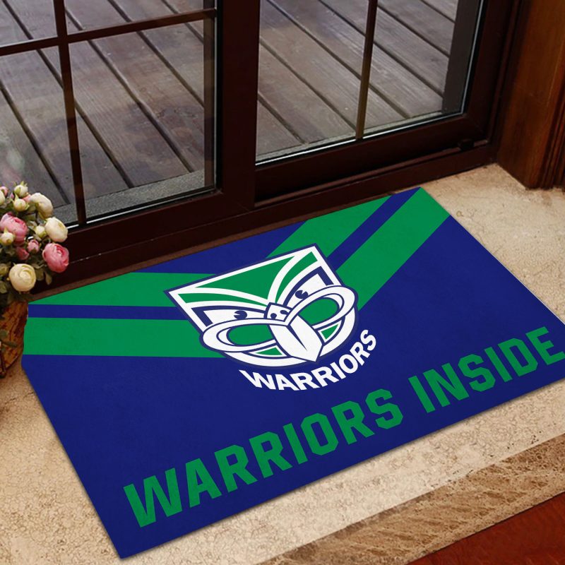 New Zealand Warriors Rubber Base Doormat FLOORMAT1173