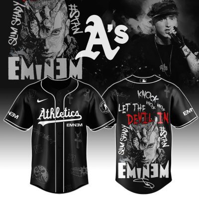 Oakland Athletics MLB x Eminem Stans' To Launch In Theatres Worldwide Personalized Baseball Jersey For Fans