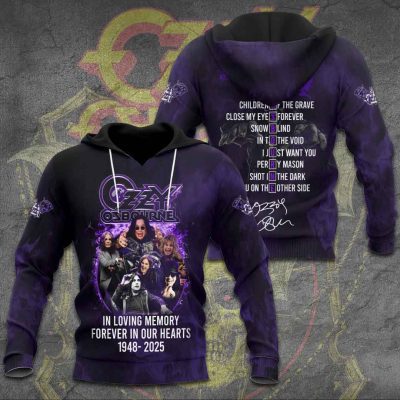 Ozzy Osbourne Rest in peace Unisex Performance Hoodie OZO1057