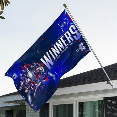 Paris Saint-Germain Winner UEFA Super Cup 2025 Champion 3D House Flag WIN3046
