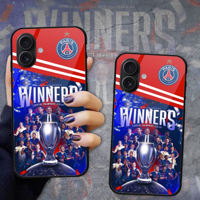 Paris Saint-Germain Winner UEFA Super Cup 2025 Champion Phone Case WIN3043