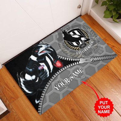 Personalized Collingwood FC Rubber Base Doormat FLOORMAT1170