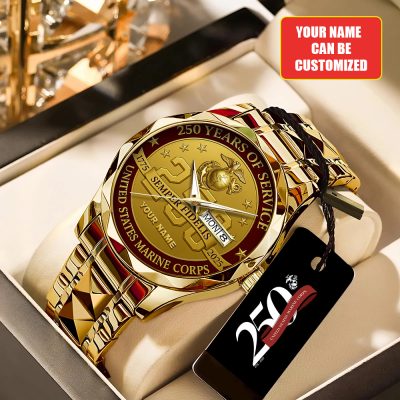 Personalized US Marine Corps Alloy Luxury Quartz Watch HOT1065