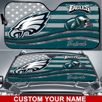 Philadelphia Eagles Personalized Car Auto Windshield Sun Shade WSS1222