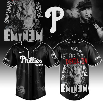 Philadelphia Phillies MLB x Eminem Stans' To Launch In Theatres Worldwide Personalized Baseball Jersey For Fans