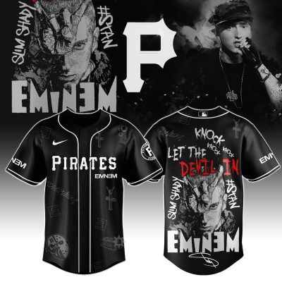 Pittsburgh Pirates MLB x Eminem Stans' To Launch In Theatres Worldwide Personalized Baseball Jersey For Fans
