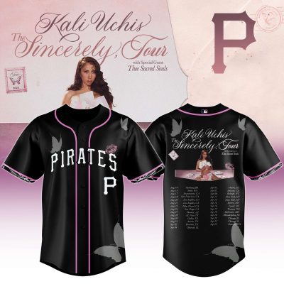 Pittsburgh Pirates MLB x Kali Uchis The Sincerely Tour Personalized Baseball Jersey For Fans