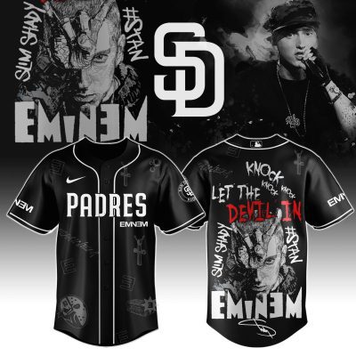 San Diego Padres MLB x Eminem Stans' To Launch In Theatres Worldwide Personalized Baseball Jersey For Fans