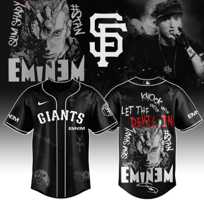 San Francisco Giants MLB x Eminem Stans' To Launch In Theatres Worldwide Personalized Baseball Jersey For Fans