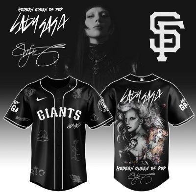 San Francisco Giants MLB x Lady Gaga The Mayhem Ball Tour Personalized Baseball Jersey For Fans