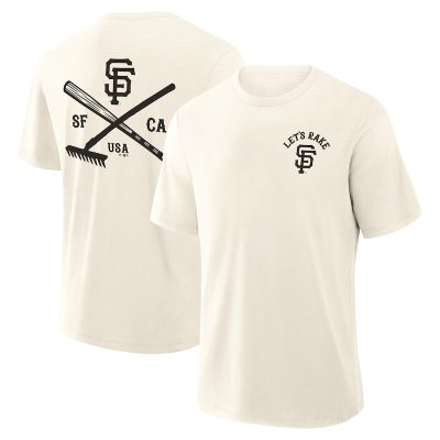 San Francisco Giants Nostalgia Stadium Slub T-Shirt - Cream