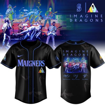 Seattle Mariners MLB x Imagine Dragons 17th Anniversary Tour Personalized Baseball Jersey For Fans