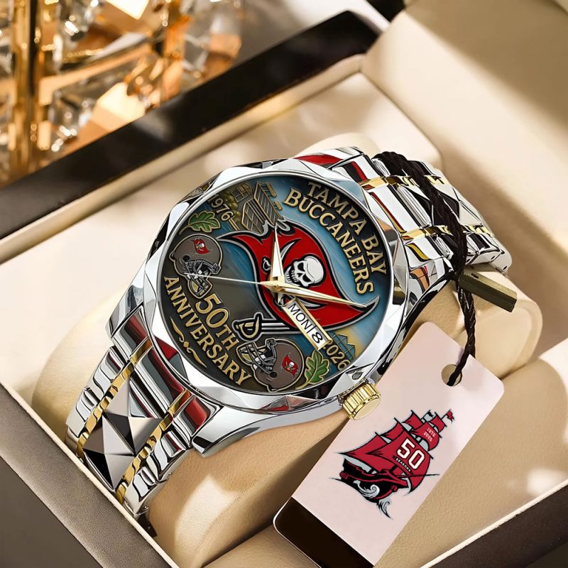 Tampa Bay Buccaneers Alloy Luxury Quartz Watch WIN3000