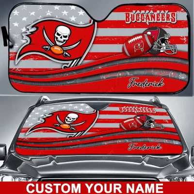 Tampa Bay Buccaneers Personalized Car Auto Windshield Sun Shade WSS1187