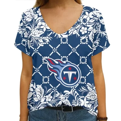 Tennessee Titans V-neck Women T-shirt VNT1472
