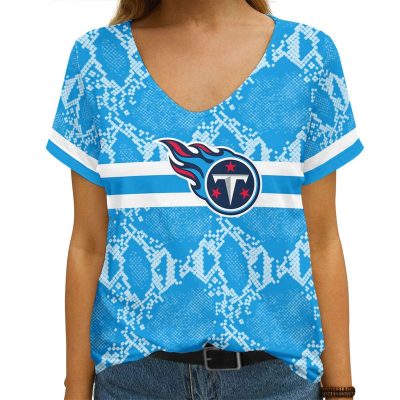 Tennessee Titans V-neck Women T-shirt VNT1476