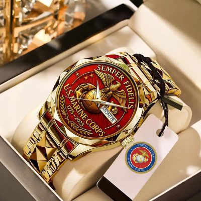US Marine Corps Alloy Luxury Quartz Watch WIN3015