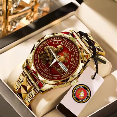 US Marine Corps Alloy Luxury Quartz Watch WIN3016