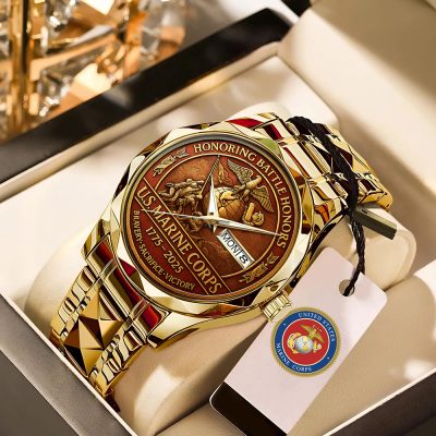 US Marine Corps Alloy Luxury Quartz Watch WIN3021