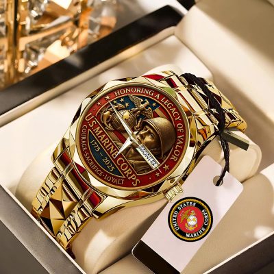 US Marine Corps Alloy Luxury Quartz Watch WIN3022