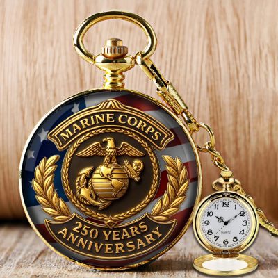 US Marine Corps Custom Pocket Watch PKW1001