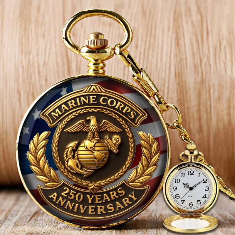 US Marine Corps Custom Pocket Watch PKW1001