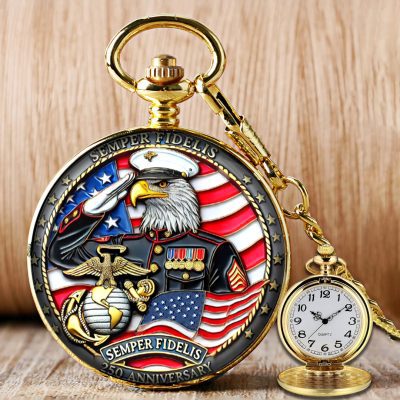 US Marine Corps Custom Pocket Watch PKW1011