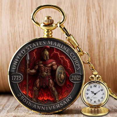 US Marine Corps Custom Pocket Watch PKW1013