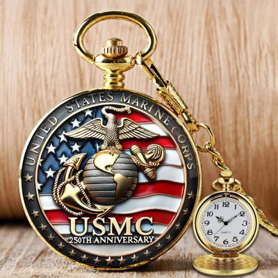 US Marine Corps Custom Pocket Watch PKW1023