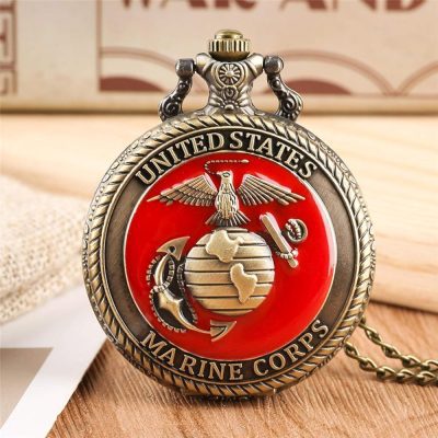 US Marine Corps Quartz Pocket Watch PKW1021