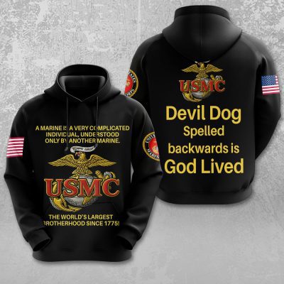 US Marine Corps Unisex Performance Hoodie HOT1082