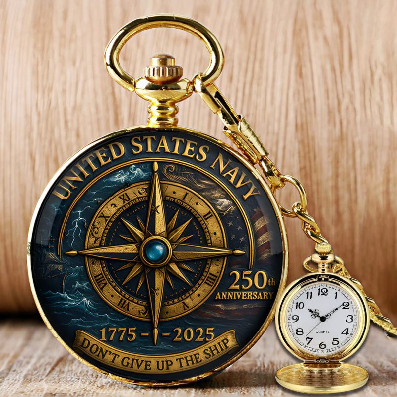US Navy Custom Pocket Watch PKW1004