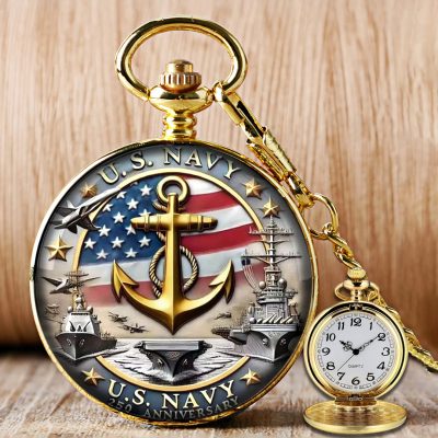 US Navy Custom Pocket Watch PKW1006