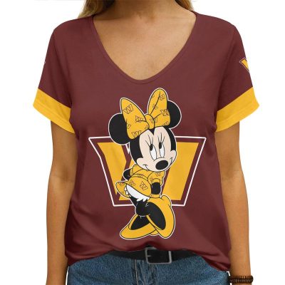 Washington Commanders V-neck Women T-shirt VNT1492
