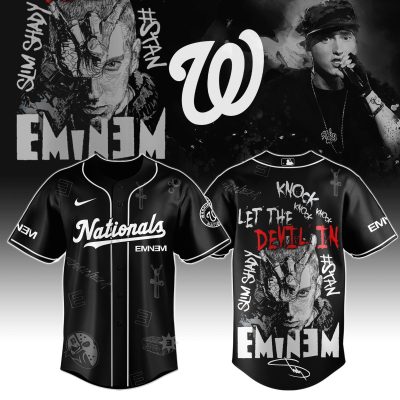 Washington Nationals MLB x Eminem Stans' To Launch In Theatres Worldwide Personalized Baseball Jersey For Fans
