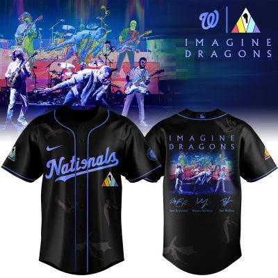 Washington Nationals MLB x Imagine Dragons 17th Anniversary Tour Personalized Baseball Jersey For Fans