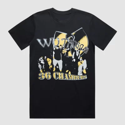 Wu-Tang Clan T-Shirt 36 Chambers Album Cover Rap Hip Hop Tee Vintage Tee Shirt