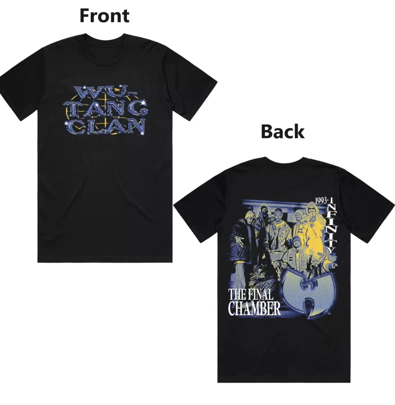 Wu-Tang Clan Tour T-Shirt Final Chamber 1993 Infinity Rap Hip Hop-2 Sided Shirt