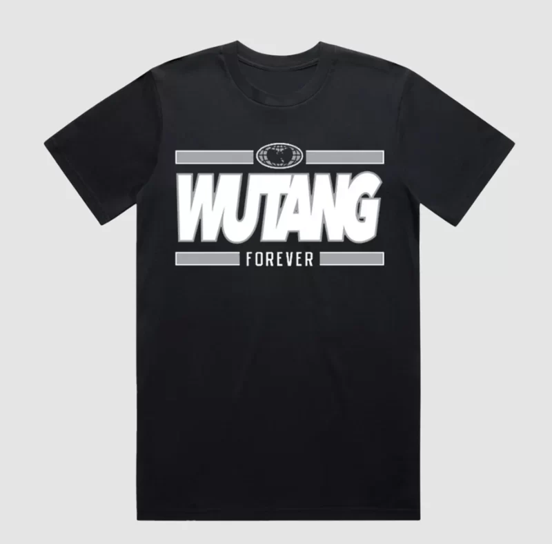 Wu-Tang Clan Tour T-Shirt Wu-Tang Forever Grey and Black Tee Shirt