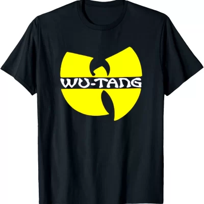 Wu-Tang Clan Tour TShirt Yellow Logo Hip Hop Rap Tee Men Women Vintage Style Tee