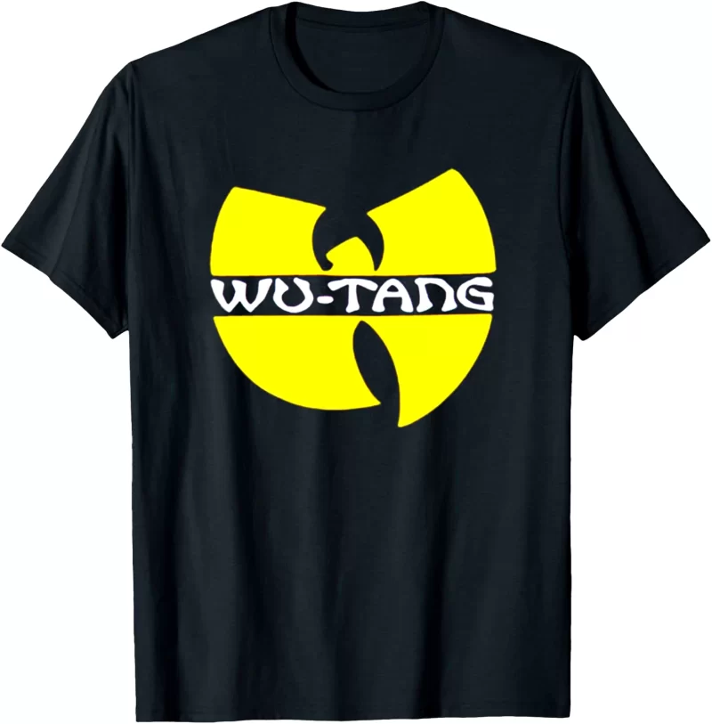 Wu-Tang Clan Tour TShirt Yellow Logo Hip Hop Rap Tee Men Women Vintage Style Tee